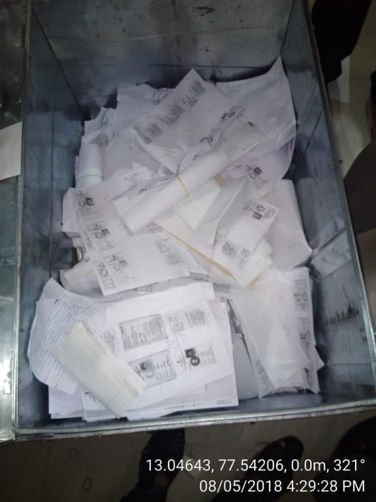 karnataka elections election id cards seized