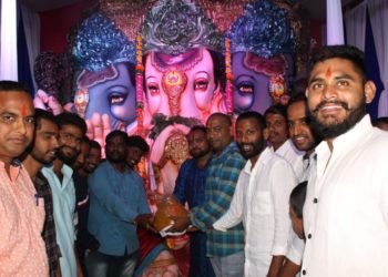 వినాయక పూజ వేడుకలు పాల్గొన్న కొవురి సత్యనారాయణ గౌడ్
