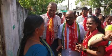 బెల్లంపల్లి : కన్నాల బస్తీ లో ప్రజా కూటమి అభ్యర్థి కామ్రేడ్ గుండా మల్లేష్ గ‌డ‌ప గ‌డ‌ప‌కు ప్ర‌చారo