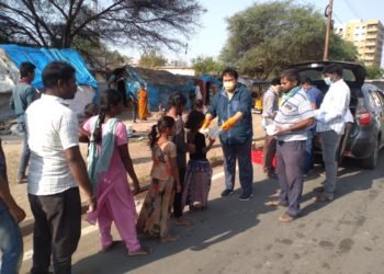 నిరు పేదలను అన్నదాత గా నిలుస్తున్న బీజేపీ మైనారిటీ నేత రహమతుల్లా