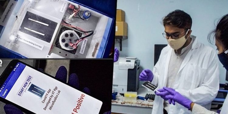 corona testing kit iit kharagpur