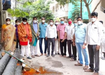 24 లక్షల వ్యయం తో కూడిన నూతన పైపులైను పనులుప్రారంభం…..మొహమ్మద్ గౌసుద్దీన్