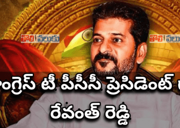 కాంగ్రెస్ టీ పీసీసీ ప్రెసిడెంట్ గా రేవంత్ రెడ్డి..