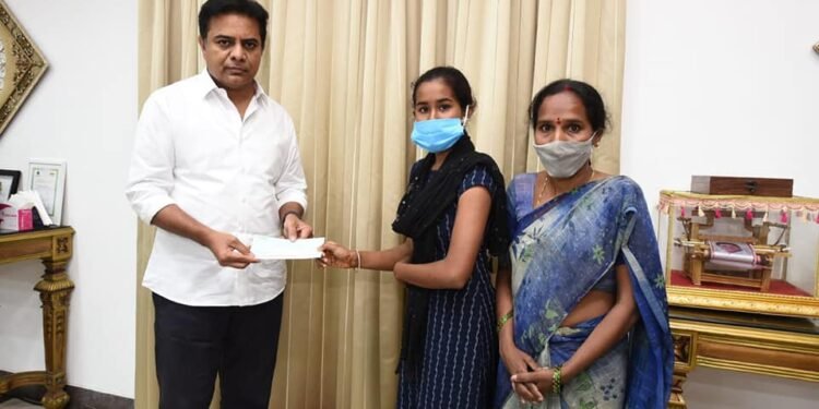 కేటీఆర్ అన్నను జీవితాంతం గుర్తుంచుకుంటా: ఐశ్వర్య రెడ్డి