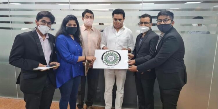 ది ఇండియన్ కన్క్లేవ్ లోగోను ఆవిష్కరించిన మంత్రి కేటిఆర్