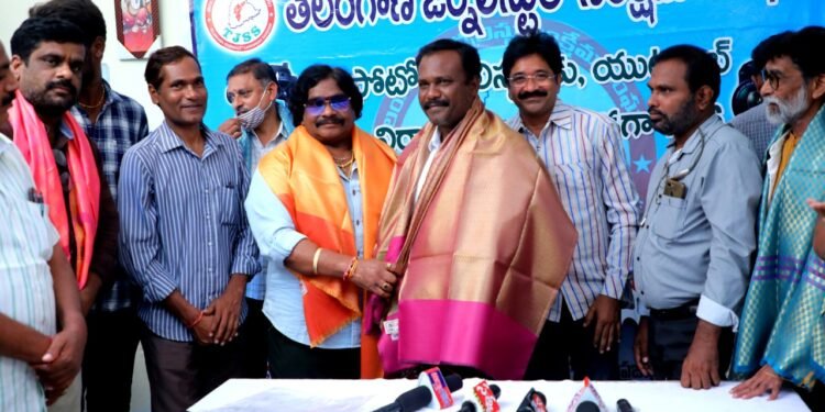 జర్నలిస్టులను ఆదుకోవాలంటున్న అంబర్పేట్ శంకర్ ముదిరాజ్..