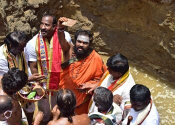 సీత రామచంద్ర స్వామి దేవాలయ పునఃనిర్మాణంకి శంకుస్థాపన
