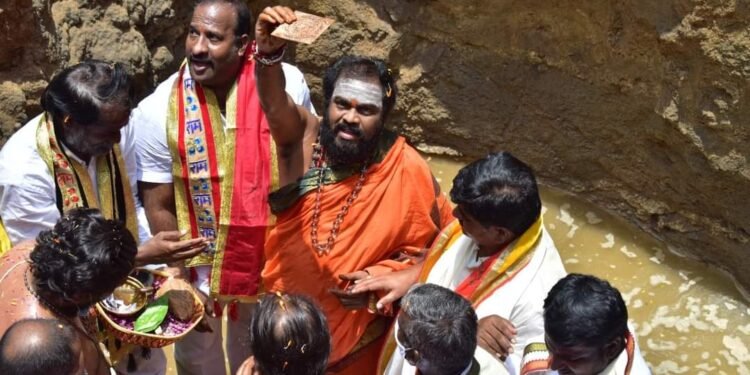 సీత రామచంద్ర స్వామి దేవాలయ పునఃనిర్మాణంకి శంకుస్థాపన