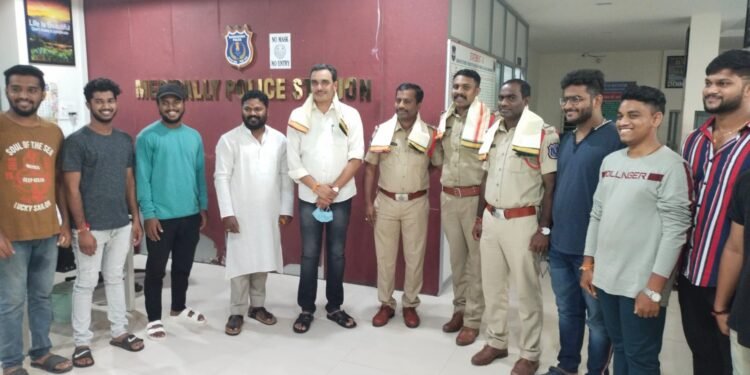 మేడిపల్లి పోలీస్ లది రక్షణ బాధ్యతలో ప్రత్యేక పాత్ర.