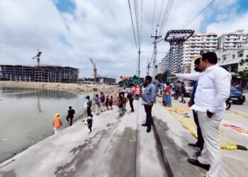 భక్తి శ్రద్ధలతో పూజించి ప్రశాంతమైన వాతావరణంలో భక్తులు గణేష్ నిమజ్జనం పూర్తి చేసుకోవాలి- వి.జగదీశ్వర్ గౌడ్