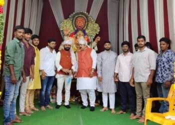 వినాయక నవరాత్రి ఉత్సవాలలో పాల్గొన్న బిసి దళ్ అధ్యక్షుడు, నేషనల్ మైనారిటీ లీడర్ రహముతుళ్ల