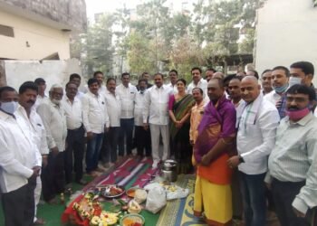 ప్రసన్ననగర్ లో కమ్యూనిటీ హాల్ శంకుస్థాపన కార్యక్రమానికి కార్పొరేటర్ శ్రీమతి రోజాదేవి రంగ రావు