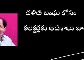 దళిత బంధు ప్రారంభానికి కలెక్టర్లకు ఆదేశాలు జారీ