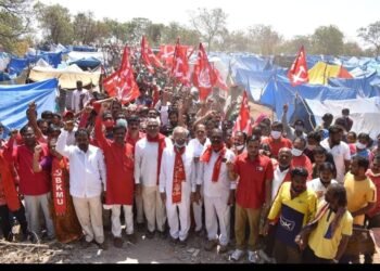 పేదలకు మాటలతో నమ్మించి చేతలతో గొంతు కోస్తున్న ప్రభుత్వాలు-సిపిఐ రాష్ట్ర కార్యదర్శి చాడ వెంకట్ రెడ్డి ఆరోపణ