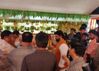 Dundra Kumaraswamy at movie puja