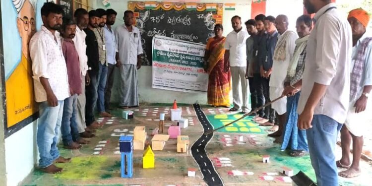 వడ్డేపల్లి లో గ్రామీణ వ్యవసాయ కృషి అనుభవం కార్యక్రమం.
