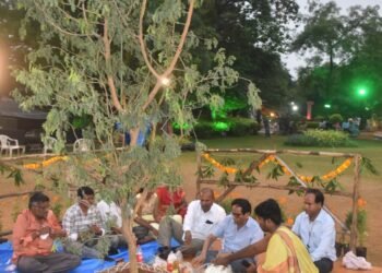 శిల్పారామంలో జమ్మి పూజ