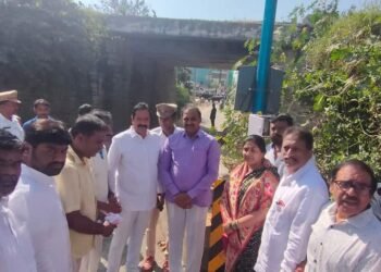 ట్రాఫిక్ సిగ్నల్ ప్రారంభించిన.. ప్రభుత్వ విప్ గాంధీ