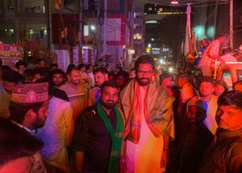 గ్యార్వి షరీఫ్ లో పాల్గొన్న బీజేవైఎం రాష్ట్ర కోశాధికారి రఘునాథ్ యాదవ్