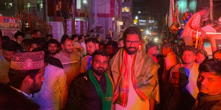 గ్యార్వి షరీఫ్ లో పాల్గొన్న బీజేవైఎం రాష్ట్ర కోశాధికారి రఘునాథ్ యాదవ్