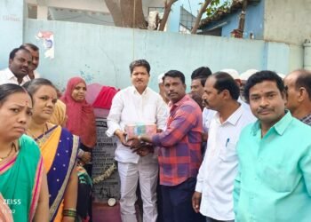 అల్లాపూర్ లో నూతన సీసీ రోడ్ల నిర్మాణం పనులు ప్రారంభం