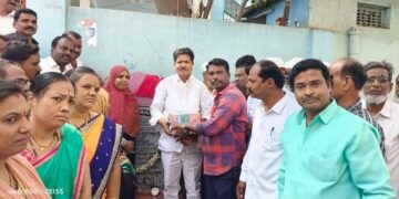 అల్లాపూర్ లో నూతన సీసీ రోడ్ల నిర్మాణం పనులు ప్రారంభం