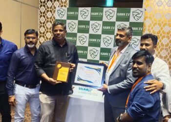 Hawk EV Company patispeted in Hi-Tech Exhibition Show