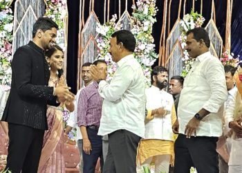 వనపర్తి కలెక్టర్ ఆదర్శ సురభి వెడ్డింగ్ రిసెప్షన్.