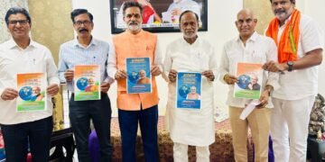 నరేంద్ర మోదీ మిషన్–విజన్ పత్రం లోగో, కవర్ పేజీల ఆవిష్కరణ