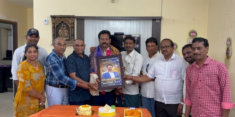 బీసీ అభ్యున్నతే లక్ష్యం… డి.వి.వి. సత్యనారాయణ